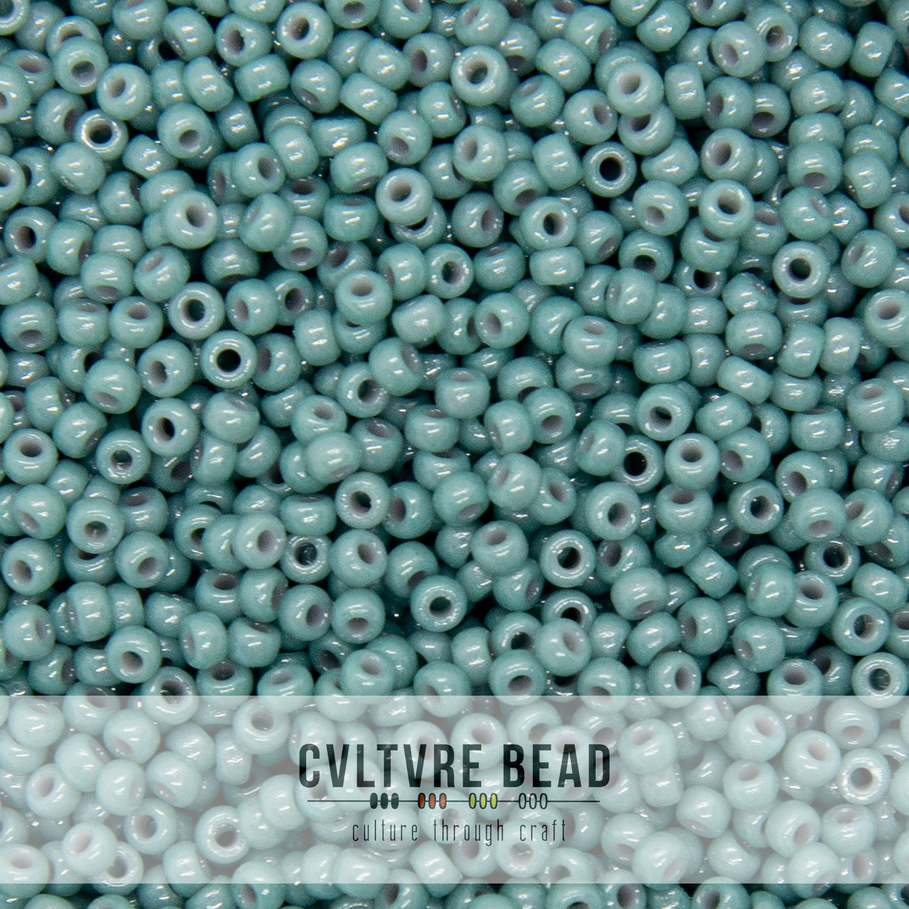 11/0 Duracoat Op. Dyed Blue Gray - 23g - Miyuki Seed Bead